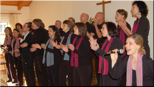 Unity Gospelchor auf der B&uuml;hne